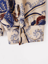 総柄 長袖シャツ