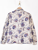 総柄 長袖シャツ