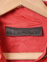 チャイナデザイン 長袖プルオーバーシャツ