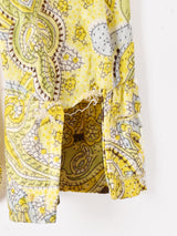 ペイズリー柄 長袖シャツ