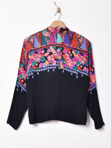 アメリカ製 ボウタイ プルオーバーブラウス