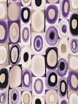 総柄 長袖 オープンカラーシャツ