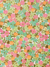 花柄 長袖 シアーシャツ