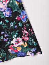 アメリカ製 長袖 花柄ワンピース