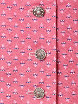 総柄 スリーブレスチロルワンピース