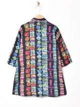 総柄 半袖シャツ