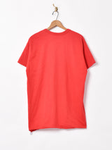 アメリカ製 Champion 二枚仕立て カレッジプリントTシャツ