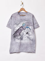アメリカ製 THE MOUNTAIN タイダイ イーグル プリントTシャツ