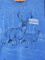 アメリカ製 ビッグサイズ シカ 両面プリントTシャツ