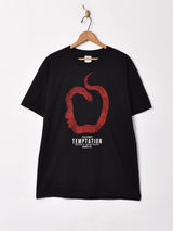 「TEMPTATION」 両面プリントTシャツ
