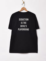 「TEMPTATION」 両面プリントTシャツ