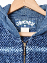 コットンニットパーカー