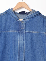 フード付き デニムジャケット