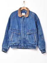 中綿入り デニムジャケット