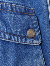 中綿入り デニムジャケット