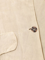 イタリア製 刺繍入り レースアップジャケット