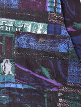 総柄 長袖シャツ