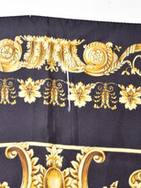 イタリア製 トラ シルクスカーフ