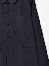 【3色展開】Backers襟付き 長袖チャイナシャツ