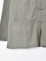 【3色展開】Backers長袖 リップストップ チャイナシャツ