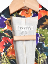 花柄 シルクジャケット