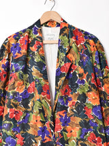 花柄 シルクジャケット