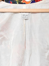 花柄 シルクジャケット