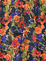 花柄 シルクジャケット