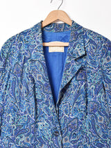 総柄 テーラードジャケット