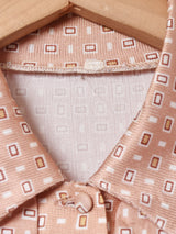 70's 総柄 プルオーバーシャツ