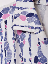 70's フランス製 総柄 プルオーバーシャツ