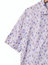 70's フランス製 総柄 プルオーバーシャツ