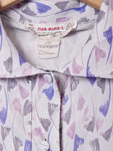 70's フランス製 総柄 プルオーバーシャツ