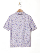 70's フランス製 総柄 プルオーバーシャツ