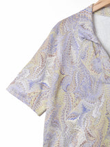 70's 総柄 プルオーバーシャツ