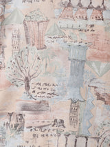 70's 総柄 プルオーバーシャツ