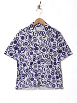 70's 総柄 プルオーバーシャツ