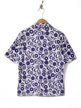 70's 総柄 プルオーバーシャツ