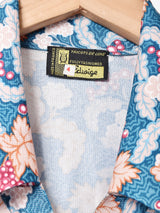 70's フランス製 総柄 プルオーバーシャツ