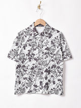 70's フランス製 総柄 プルオーバーシャツ