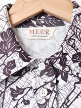 70's フランス製 総柄 プルオーバーシャツ