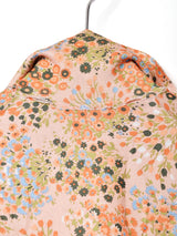 70's 花柄 プルオーバーシャツ