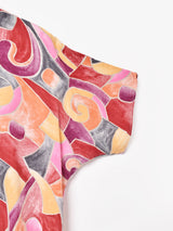 総柄 半袖シャツ