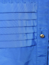 アメリカ製 ノーカラー長袖ブラウス