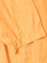 後染め 長袖ワンピース