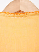 後染め 長袖ワンピース