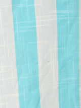 カナダ製 ストライプ 長袖ワンピース