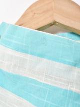 カナダ製 ストライプ 長袖ワンピース