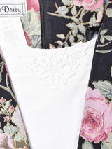 花柄 七分袖ワンピース