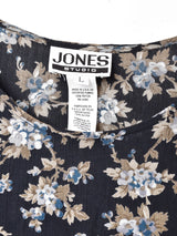 アメリカ製 スリーブレス 花柄ワンピース